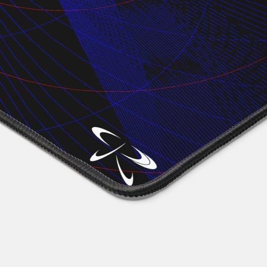 Couleur bleuet Abstrait Géométrique Pad Mat (Coin)