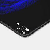 Couleur bleuet triple Mat de la souris géométrique (Coin)