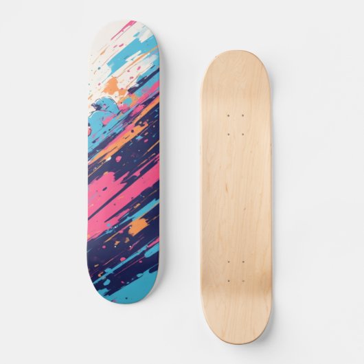Couleur brillant Designer Skateboard (Recto)