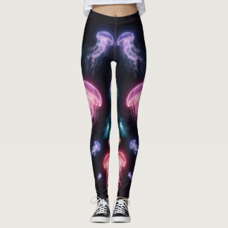 Couleur brillante Leggings Marine Life