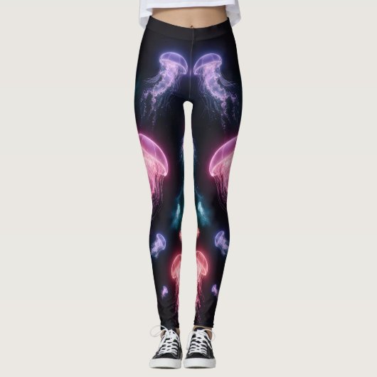 Couleur brillante Leggings Marine Life (Devant)