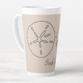 Couleur Brown sablonneuse de l'année Latte Mug (Angle gauche)