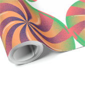 Couleur cadeau papier brillant enveloppement Pirat (Coin rond)