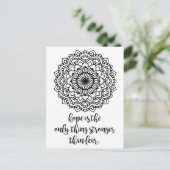 Couleur ! Carte postale Mandala Inspiration (Debout devant)