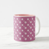 Couleur changeable arrière - plan style rétro mug  (Devant droit)