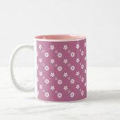 Couleur changeable arrière - plan style rétro mug  (Gauche)