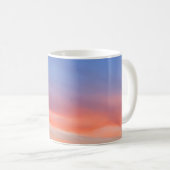 Couleur ciel coucher de soleil Mug (Devant droit)