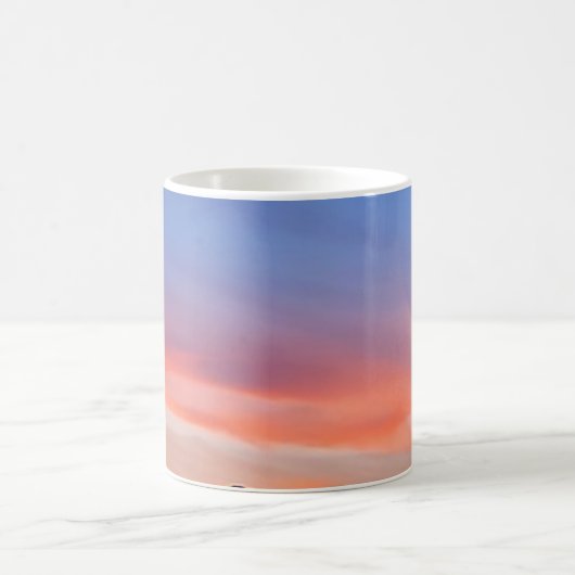 Couleur ciel coucher de soleil Mug (Centre)