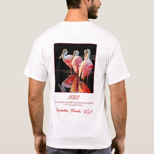 Couleur claire - T-shirt de l'exposition annuelle (Dos)