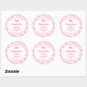 Couleur Cloud Pink Blanc Produit Coeurs Étiquette (Feuille)