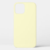 Couleur crème Iphone 12 coque (Verso)