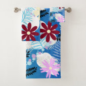 Couleur Cute Daisies Ferns Bubbles Clouds Motif (En situation)