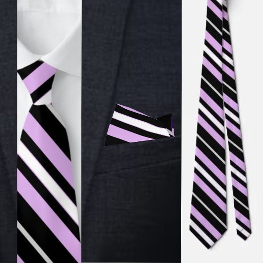 Couleur Cute Stripes Motif Cravate