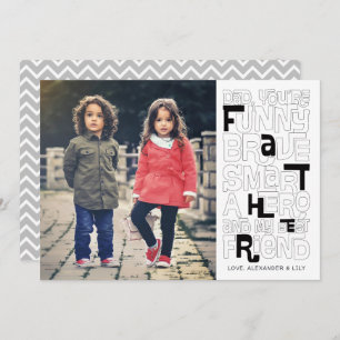 Couleur dans la carte de Fête des pères papa