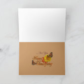 Couleur d'aquarelle de la carte Thanksgiving (Intérieur)