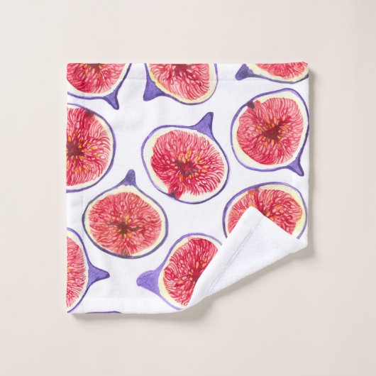 Couleur d'aquarelle des tranches de fibres (Gant de toilette)