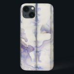 Couleur d'aquarelle Violet Free Expression<br><div class="desc">Cette oeuvre extraordinaire de libre expression de Jennifer Goldberger est une aquarelle violette pleine de vie. Les lignes noires courent verticalement dans la pièce, et les gouttes de violet s'étendent d'eux comme des vagues dans un lac. Une impression merveilleuse qui irait bien sur un certain nombre de produits Zazzle. Commandez...</div>