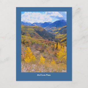 Couleur d'automne sur la carte postale du Pass McC