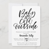 COULEUR de CHANGEMENT - invitation moderne de baby (Devant)