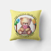 Couleur de l'aquarelle d'un oreiller à lancer d'ou (Verso)