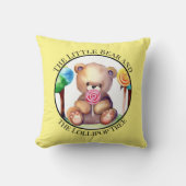 Couleur de l'aquarelle d'un oreiller à lancer d'ou (Recto)