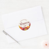 Couleur de l'automne | Sticker de Thanksgiving (Enveloppe)