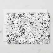 Couleur de l'eau High Five Photo Invitation (Dos)