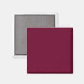 Couleur de tendance - Aimant bordeaux foncé (Recto/Verso)