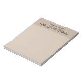 Couleur de tendance - Bloc-notes classique Taupe s (Tourné)