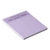 Couleur de tendance - Bloc-notes classique violet  (Incliné)
