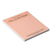 Couleur de tendance - Bloc-notes pour entreprises (Incliné)