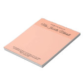 Couleur de tendance - Bloc-notes pour entreprises (Tourné)