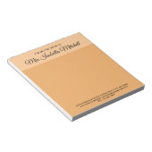 Couleur de tendance - Bloc-notes professionnel ora (Incliné)