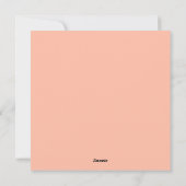 Couleur de tendance - Carte de vacances à plat de  (Dos)