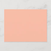 Couleur de tendance - Carte postale Soft Peach Sol (Devant)