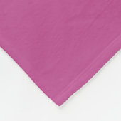 Couleur de tendance - Couverture en polaire rose B (Coin)