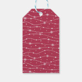 Couleur de tendance - Étiquettes Cadeau Chaud Pink (Dos)