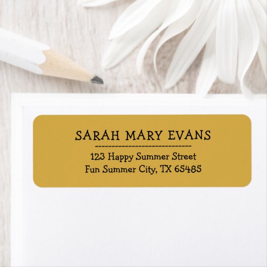 Couleur de tendance - Étiquettes d'adresse de reto (En situation)