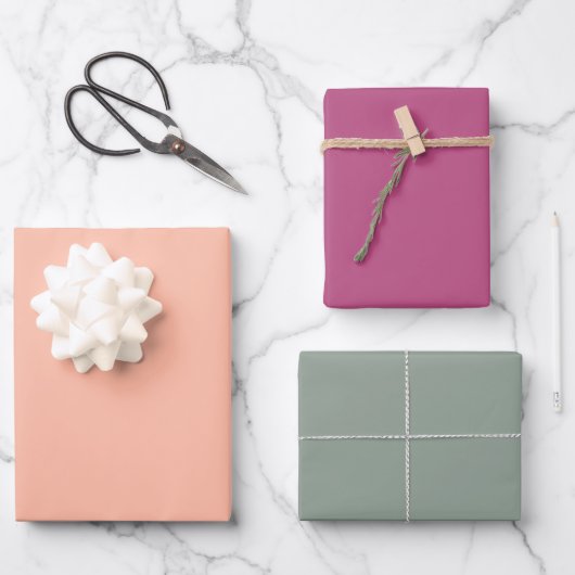 Couleur de tendance - Feuilles de papier d'enrobag (Recto)