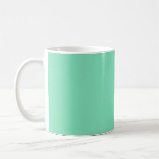 Couleur de tendance - Mug vert minty (Gauche)