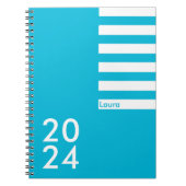 Couleur de tendance - Nom Cyan Vivid et Carnet de  (Devant)