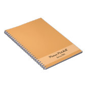 Couleur de tendance - Nom orange doux / Carnet tex (Côté Droit)