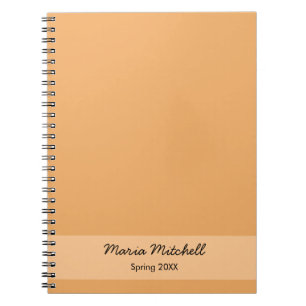 Couleur de tendance - Nom orange doux / Carnet tex