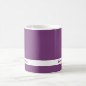 Couleur de tendance - Plum Purple Name Mug (Centre)