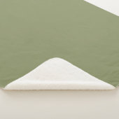 Couleur de tendance - Rouge Vert couverture Sherpa (3/4)