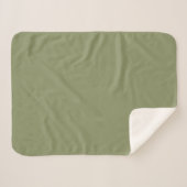 Couleur de tendance - Rouge Vert couverture Sherpa (Devant (Horizontal))