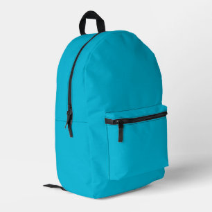 Couleur de tendance - Sac à dos imprimé Cyan Vivid