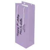 Couleur de tendance - Sac cadeau Personnalisable V (Devant Angle)