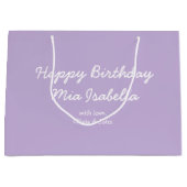 Couleur de tendance - Sac cadeau Personnalisable V (Devant)