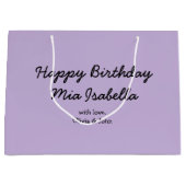 Couleur de tendance - Sac cadeau Personnalisable V (Devant)